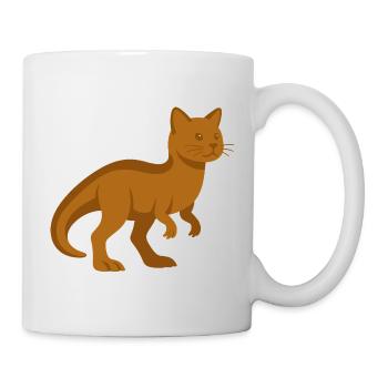 Trex Cat Dinosaur - Mug - white - Right