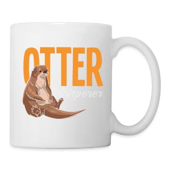 Otter Whisperer Sea Otter Cartoon - Mug - white - Right