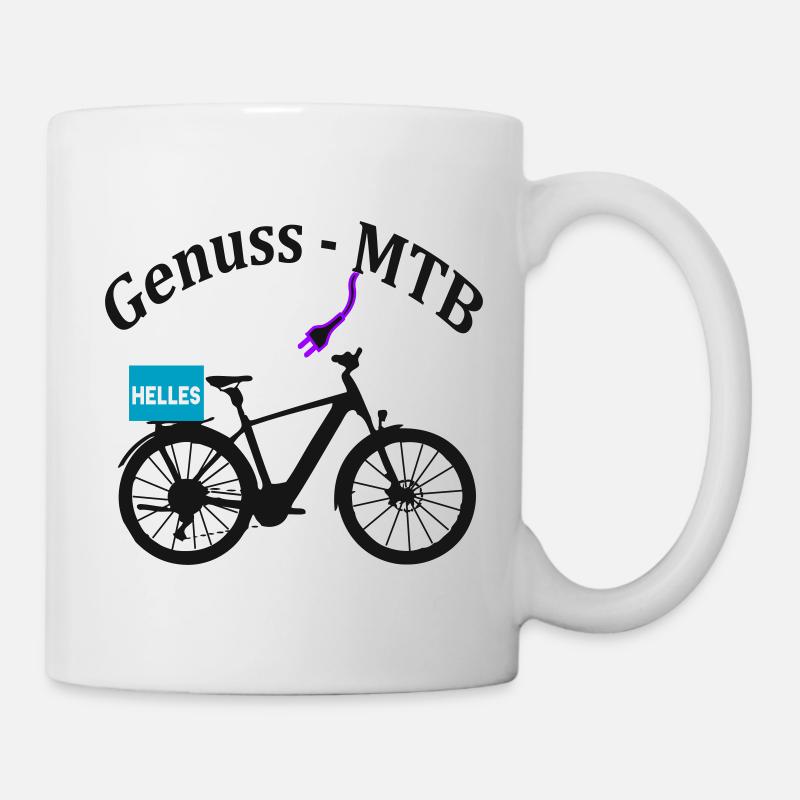 E--MTB_Herren - Tasse - Weiß