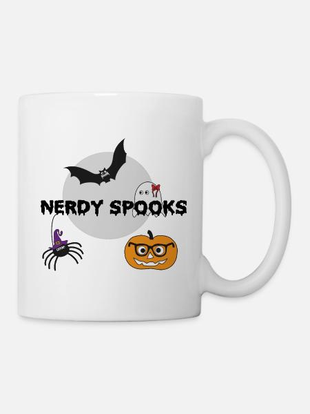 Nerdy Spooks - Mug - white
