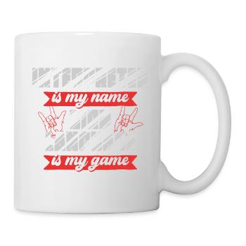 Interprète en langue des signes ASL Langue des signes - Mug blanc - blanc - Droite