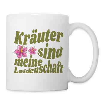 Magisches Kräuter-Design für echte Kräuterhexen - Tasse - Weiß - Rechts