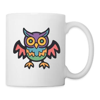 Hibou Halloween Zombie - Mug blanc - blanc - Droite
