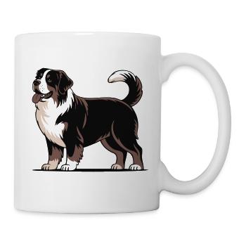 Bouvier bernois - Mug blanc - blanc - Droite