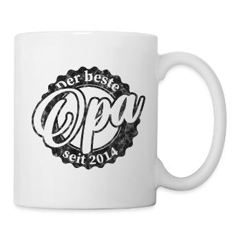 Der Beste Opa seit 2014 - Tasse - Weiß - Rechts