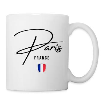 Elegant design Paris, French pride - Mug - white - Right