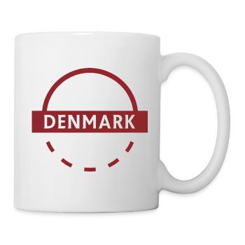 Denmark Round Emblem - Mug - white - Right