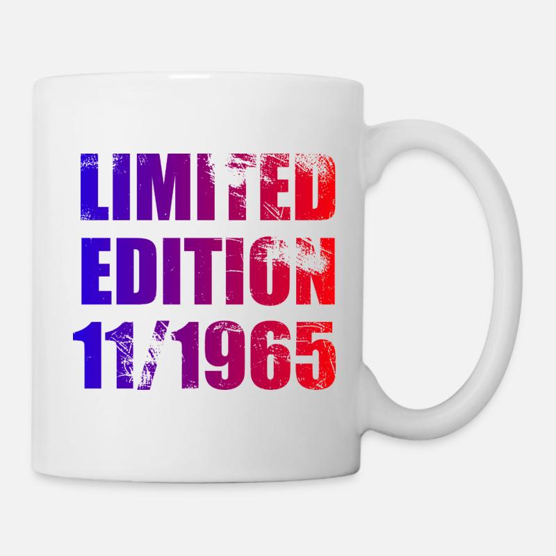 60. Geburtstag Limited Edition 11/1965 - Tasse - Weiß