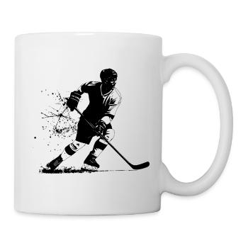 Hockey Player Illustration - Mug - white - Right