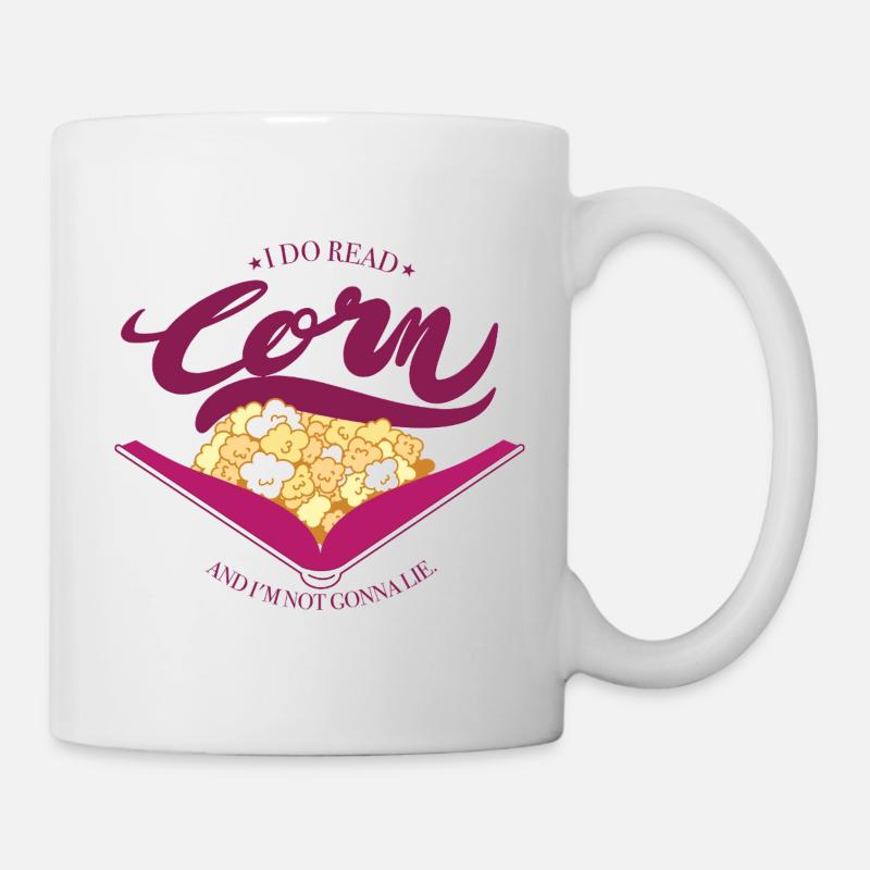 Thé de lecture de maïs - Mug blanc - blanc
