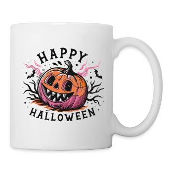 Citrouille grimace Halloween - Mug blanc - blanc - Droite