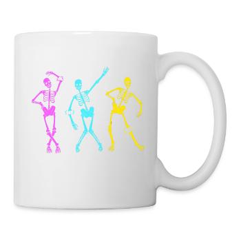 Fracture du bras Fracture osseuse du squelette d’Halloween - Mug blanc - blanc - Droite