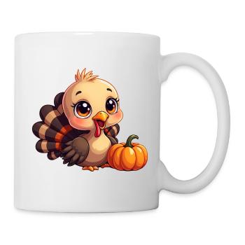 Thanksgiving Truthahn Baby - Tasse - Weiß - Rechts