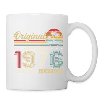 50. Geburtstag Original November Jahrgang 1976  - Tasse - Weiß - Rechts