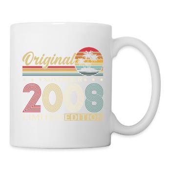 18th Birthday Original November Vintage 2008 - Mug - white - Right