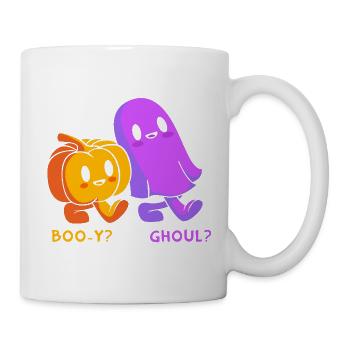 Halloween Gender Reveal - Tasse - Weiß - Rechts