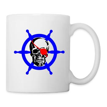 Pirat - Tasse - Weiß - Rechts