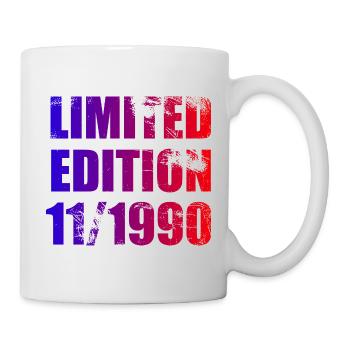 35e anniversaire Edition Limitée 11/1990 - Mug blanc - blanc - Droite