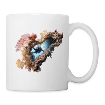 Coral Reef Diver Adventurer - Mug - white - Right
