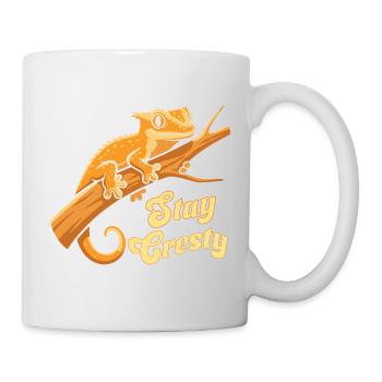 Crested Gecko Reptile Humor Lizard - Mug - white - Right