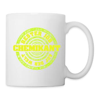 Chemikant als Job - Tasse - Weiß - Rechts