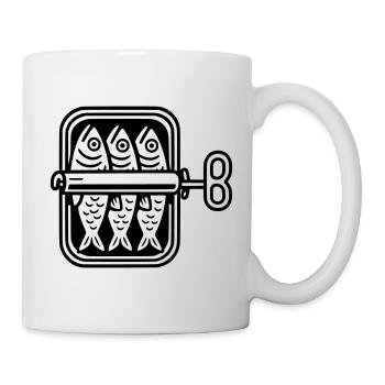 Sardines can - Mug - white - Right