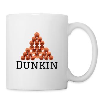 Basketball-Pyramiden-Logo - Tasse - Weiß - Rechts
