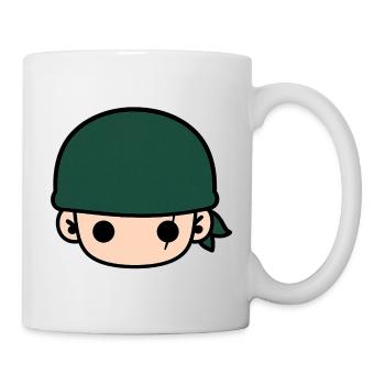 Cute Zoro Pirate Bandana Head Cartoon - Mug - white - Right