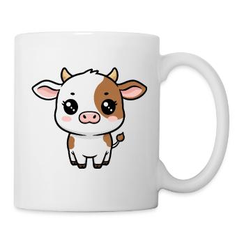 Little Cute Cow Kawaii - Mug - white - Right