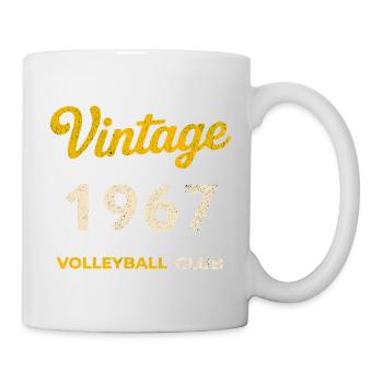 Vintage 1967 – Volleyball Club Retro Birth Year - Mug - white - Right