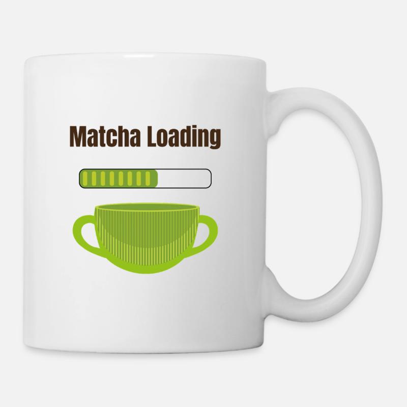 Matcha Loading - Tasse - Weiß