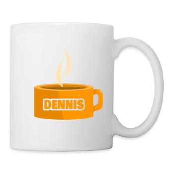 Dennis as a teacup - Mug - white - Right