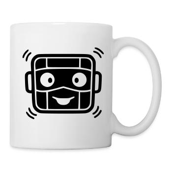 Robot urbain | Graffiti et art de rue - Mug blanc - blanc - Droite