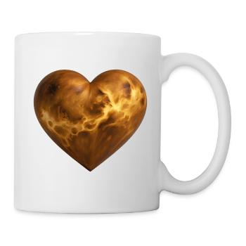 VENUS LOVER – Frieden & Liebe - Tasse - Weiß - Rechts