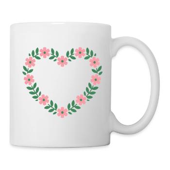 Wildflower Heart Message - Mug - white - Right
