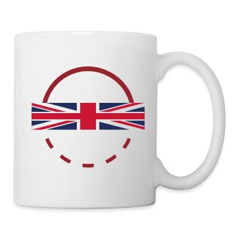 Union Jack Arc Emblem - Mug - white - Right
