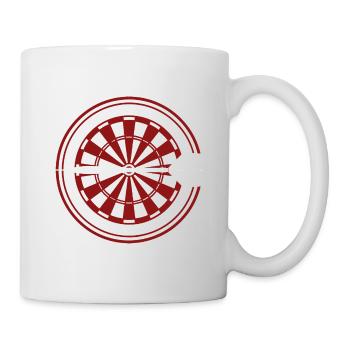 DARTS, STRONG BOARDS AND FAST DARTS - Mug - white - Right
