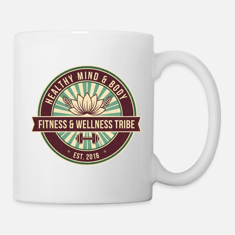Fitness Wellness Tribe - Mug - white