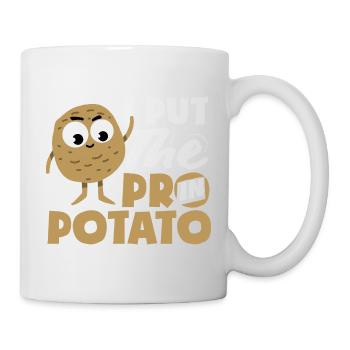 Taters Over Haters Kartoffel - Tasse - Weiß - Rechts