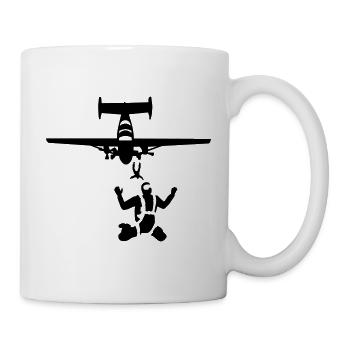 Skydiving - Tasse - Weiß - Rechts