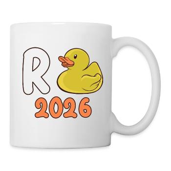 Pension 2026 Duck Pensioner 2026 Pension de retraite - Mug blanc - blanc - Droite