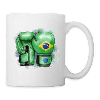 Brasil Boxing Brazil Boxing Gloves - Mug - white - Right