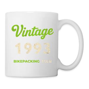 Millésime 1993 – Année de naissance rétro du Bikepacking Club - Mug blanc - blanc - Droite