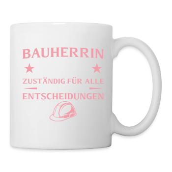 Builder 2026 Responsible for everything - house construction - Mug - white - Right