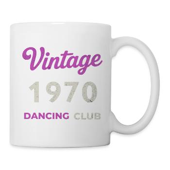 Vintage 1970 – Dancing Club Retro Birth Year - Mug - white - Right