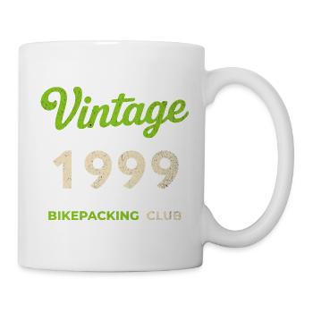Millésime 1999 – Année de naissance rétro du Bikepacking Club - Mug blanc - blanc - Droite