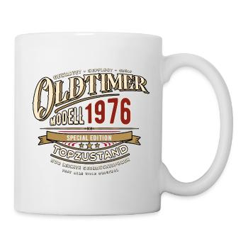 Oldtimer Modell 1976 | Geburtstag Geschenk - Tasse - Weiß - Rechts