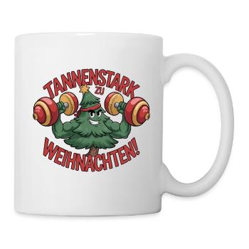 Fir Strong Funnier at Christmas - Mug - white - Right