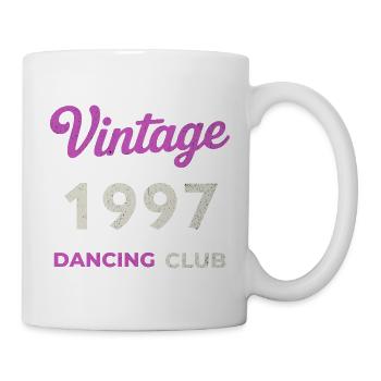 Vintage 1997 – Dancing Club Retro Birth Year - Mug - white - Right