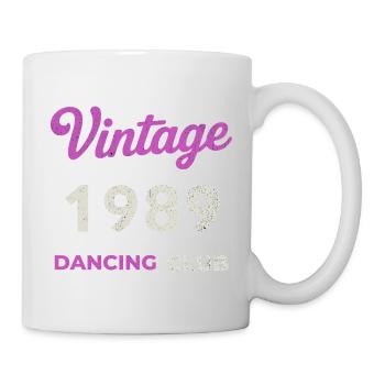 Vintage 1989 – Dancing Club Retro Birth Year - Mug - white - Right